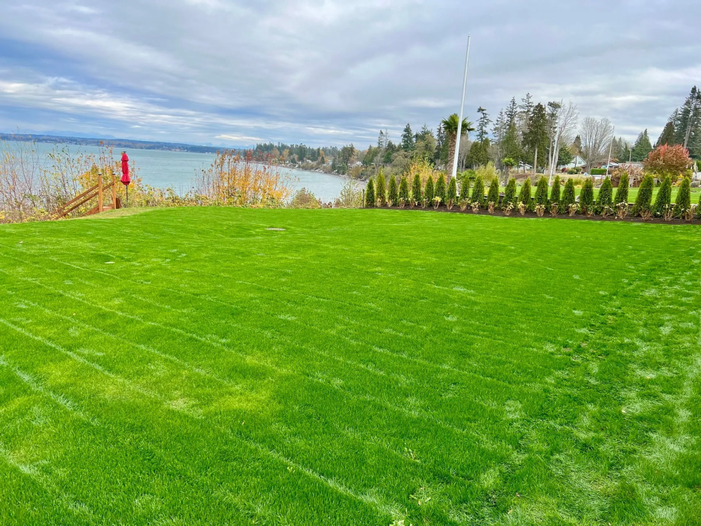 lawn care for a golf course